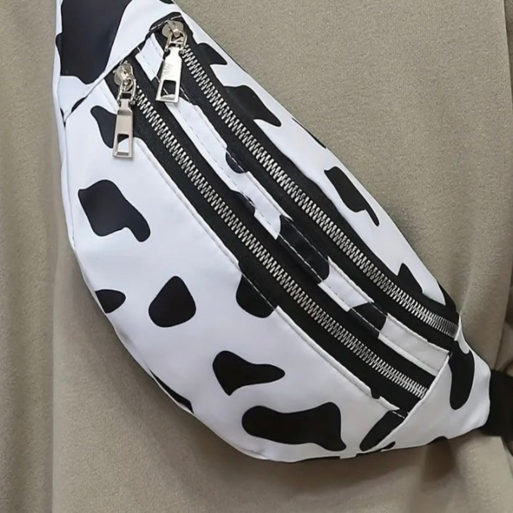 Cow fanny pack new arrivals