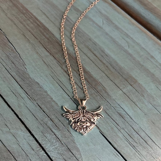 Highland Cow Necklace