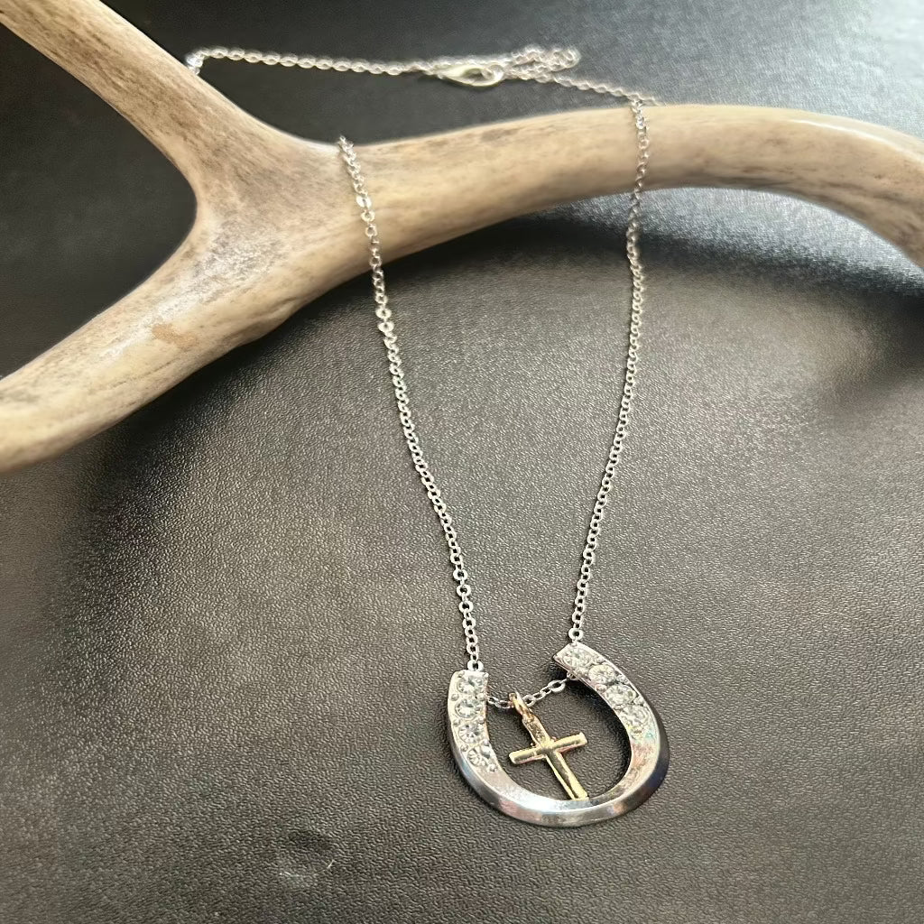 Horseshoe Pendant Necklace