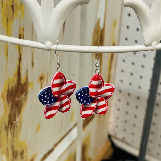 Flower Flag Earrings