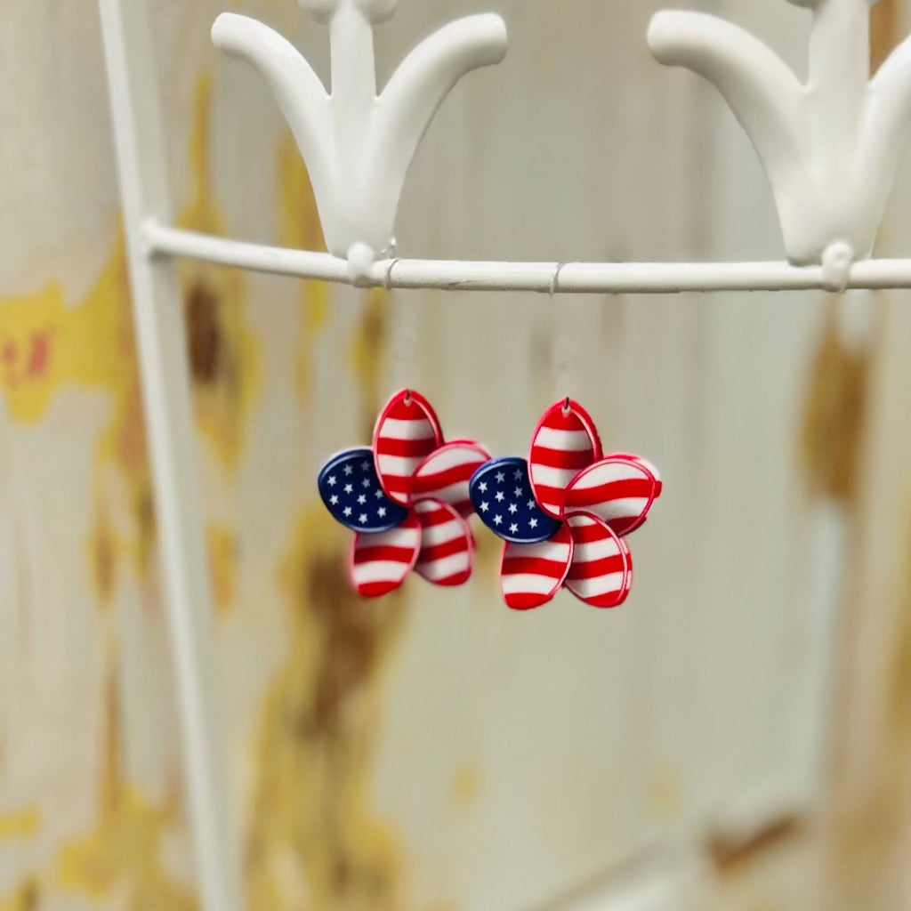 Flower Flag Earrings