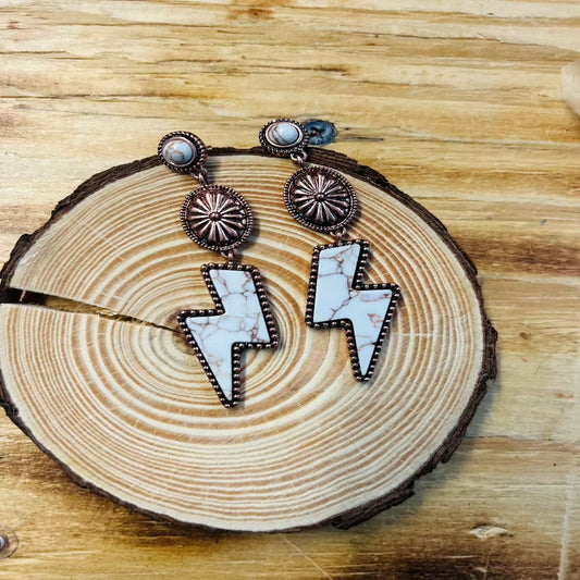 Concho Lightning Earrings