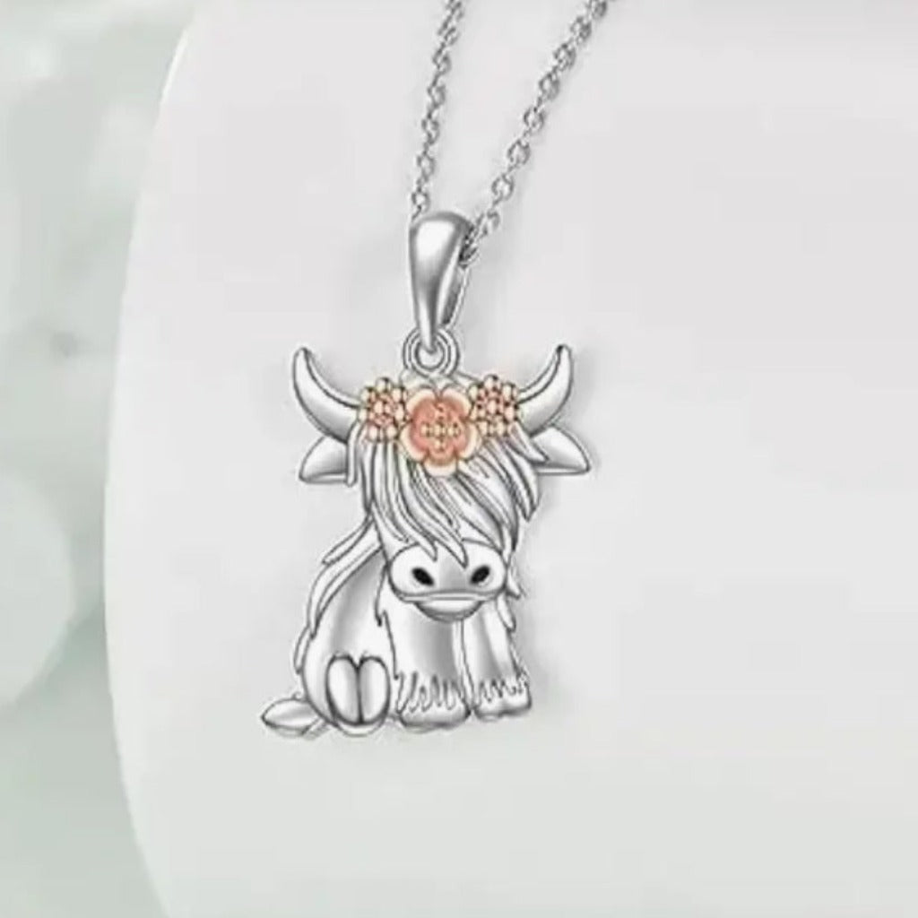 Betsy The Cow Necklace