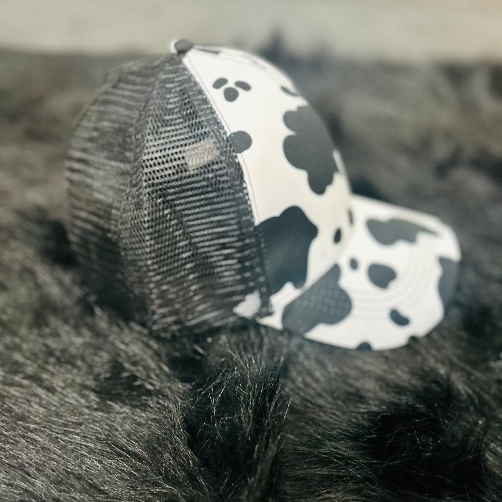 Ted The cow Print hat