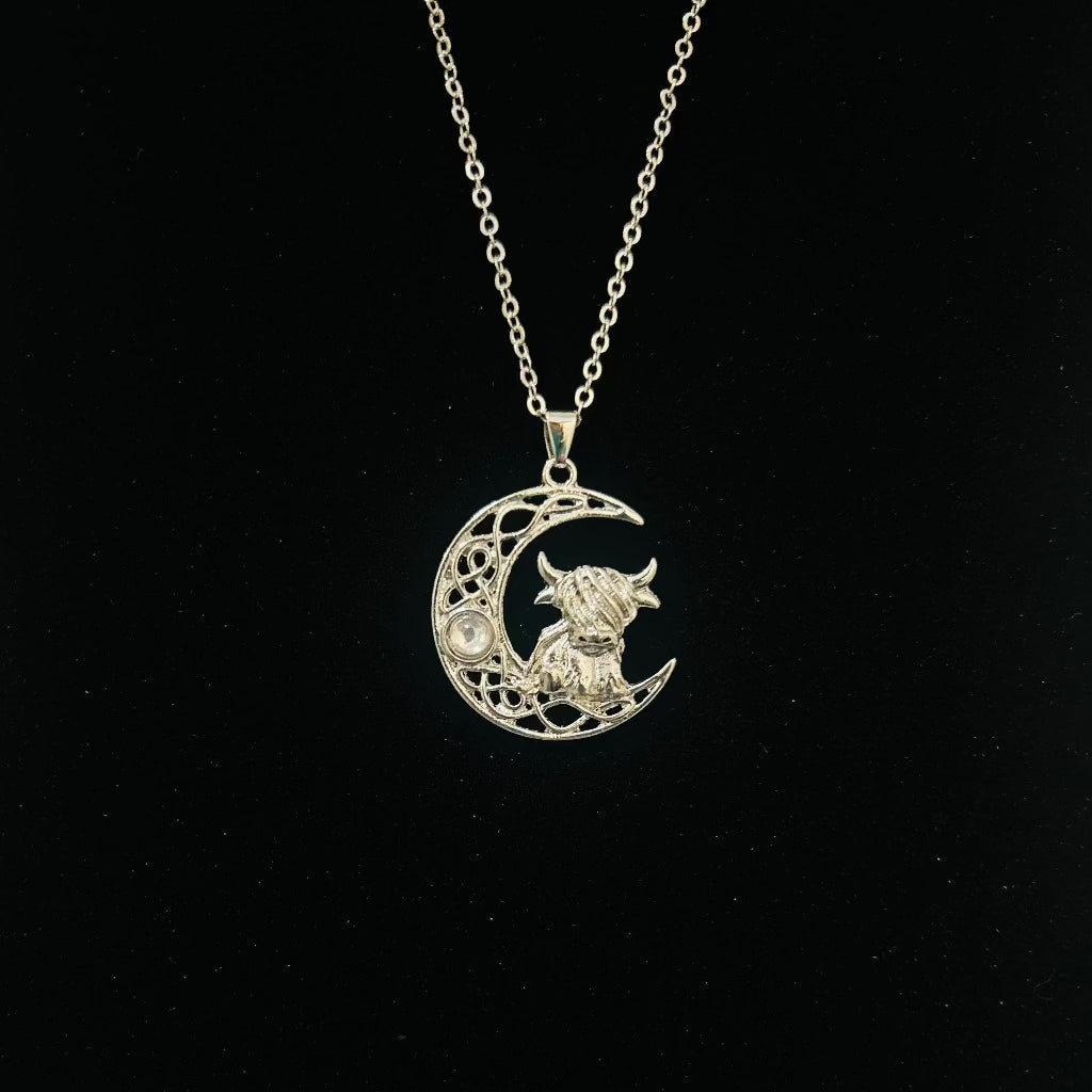 Over The Moon Necklace