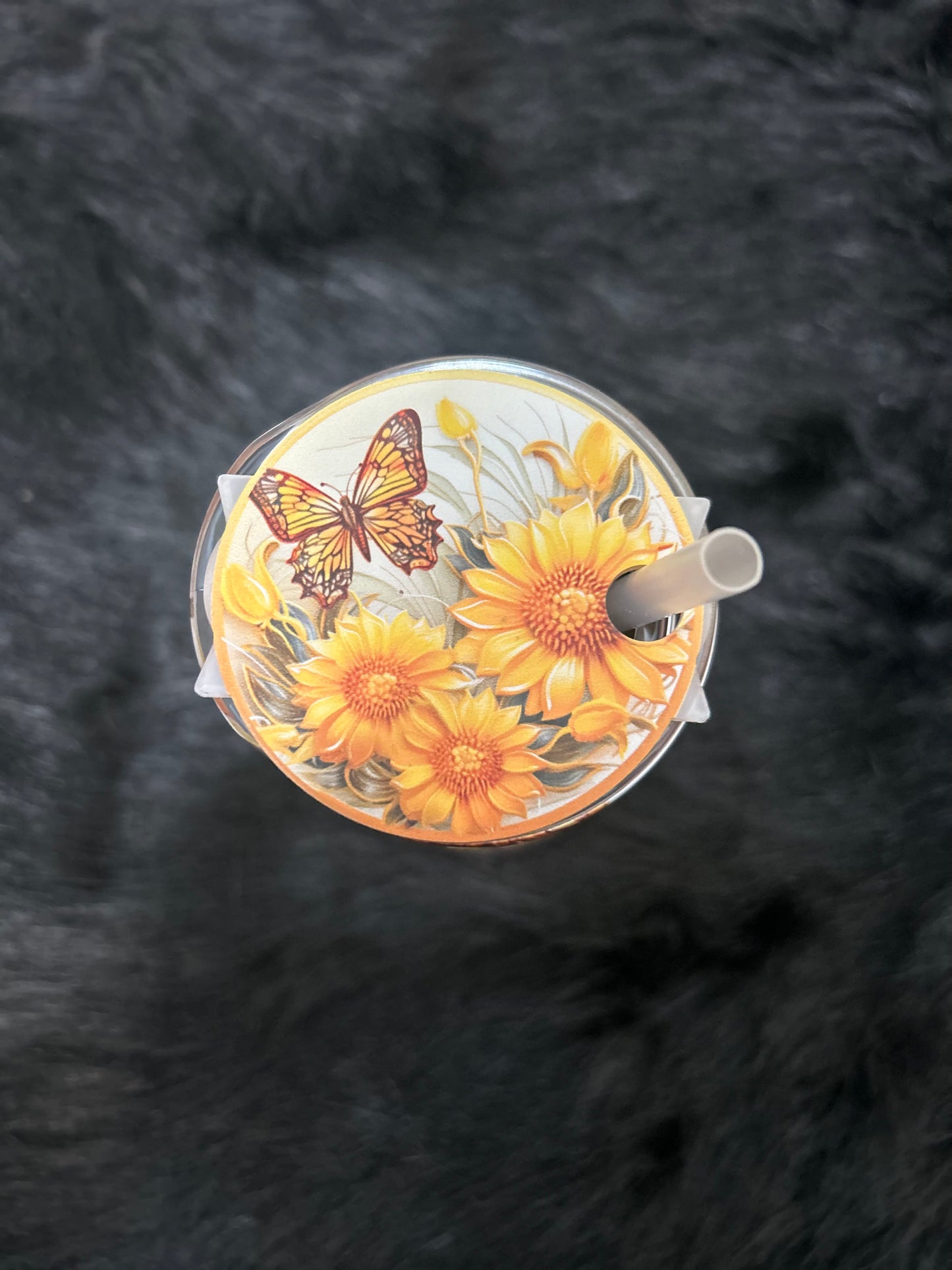 Butterfly Tumbler Plate