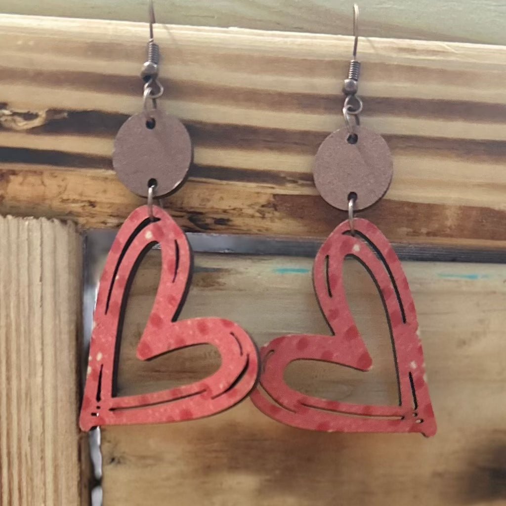 Elizabeth Heart Earrings