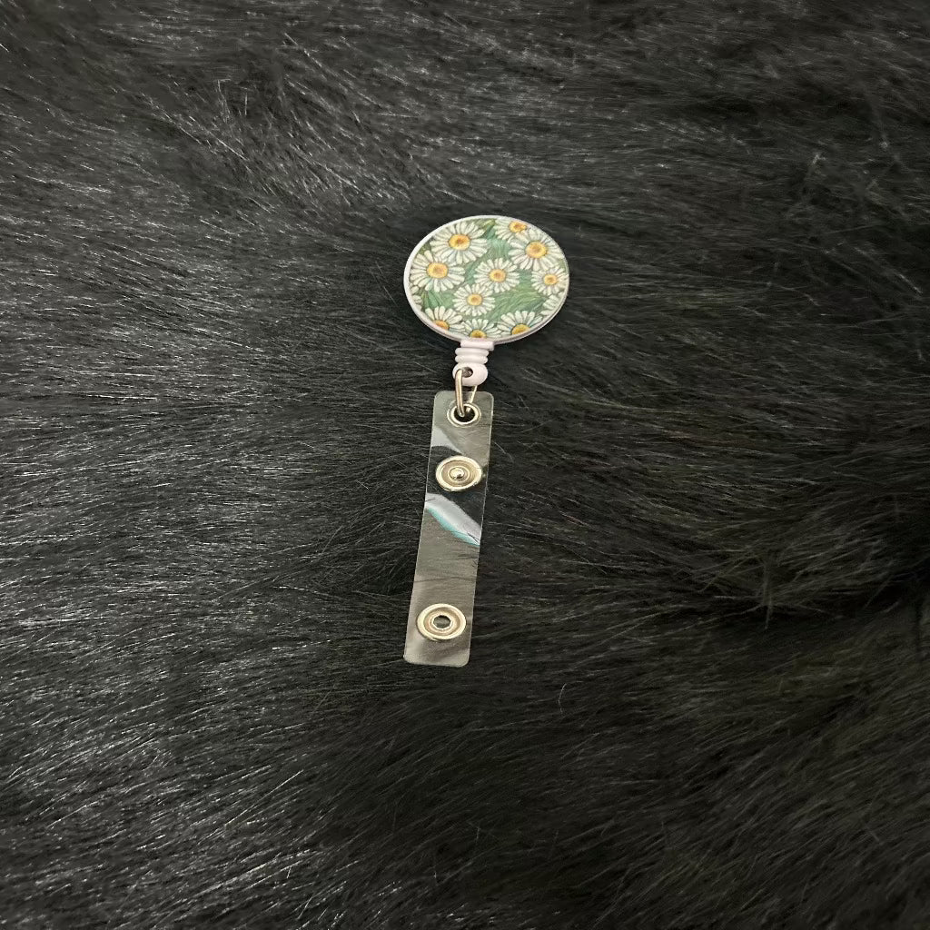 Floral Badge Reel