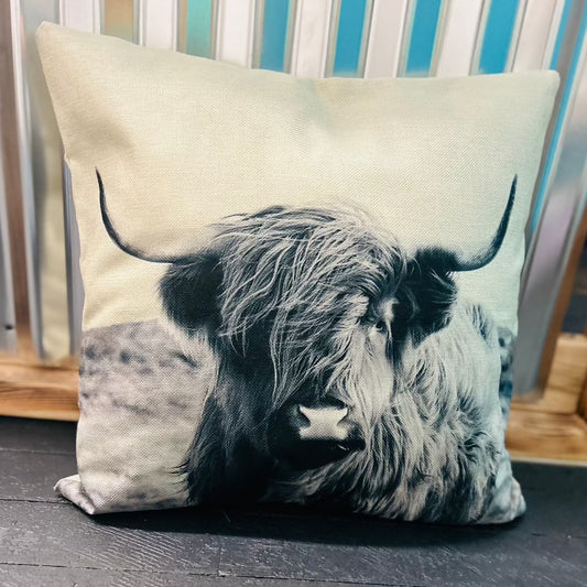 Bessie Cow Throw Pillow