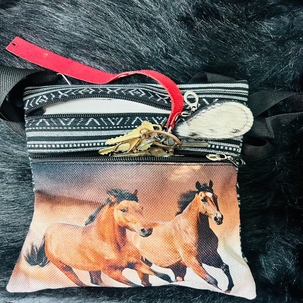 Horse print Crossbody Bag