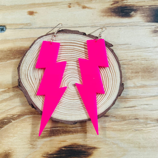 Hollywood Lightning Bolt Earrings